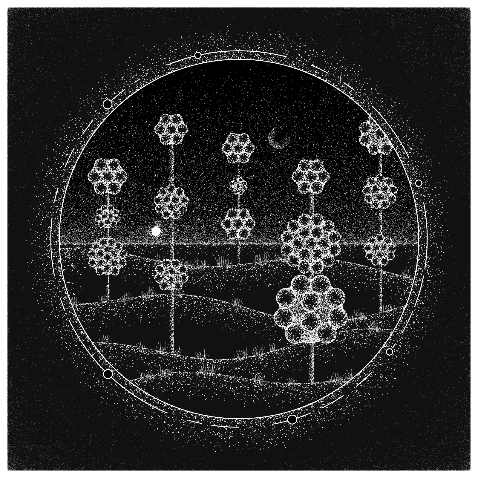EXPLORING SPACE FLOWERS #8 static token preview
