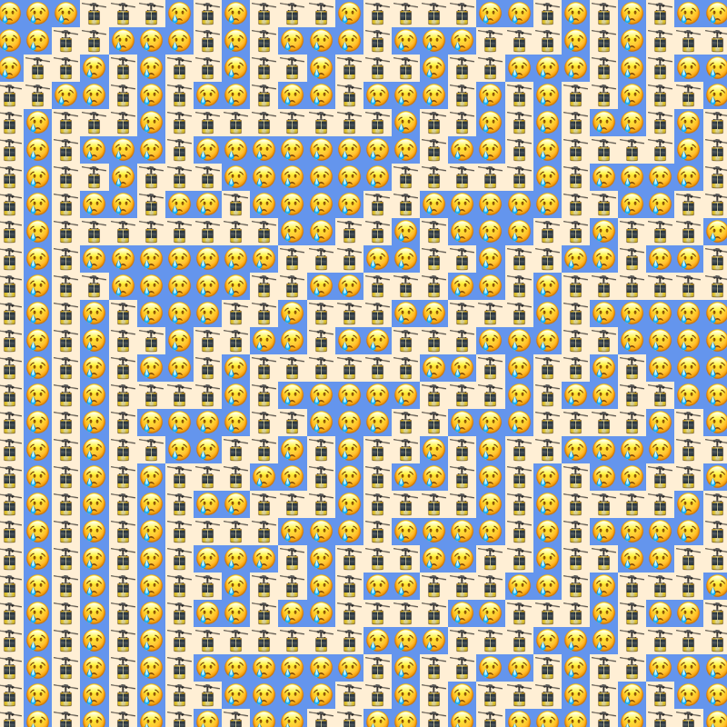 Elementary Cellular Emoji Automata #254 static token preview