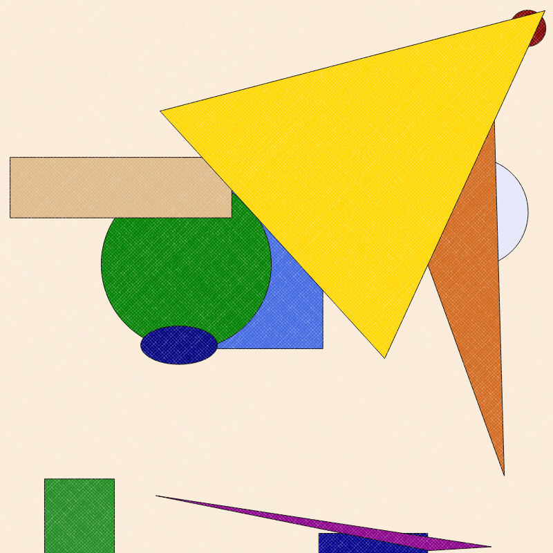 Shapes on Fabric. #1 static token preview