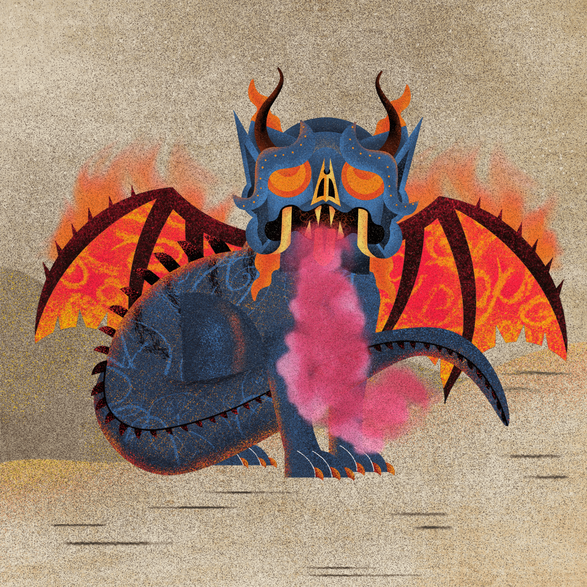 Ancient dragon #1 static token preview