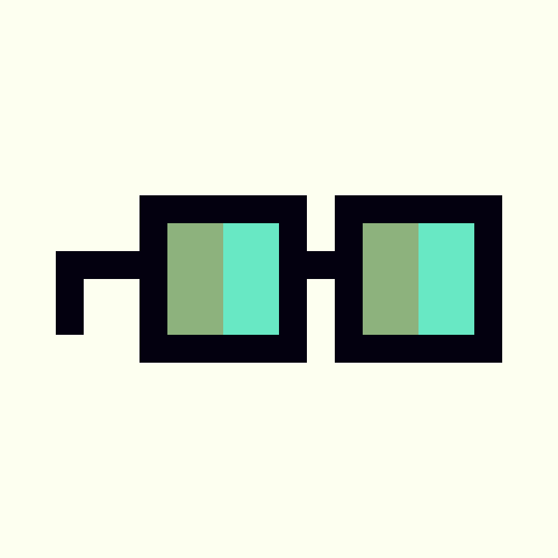 Coded Nouns Glasses #6 static token preview