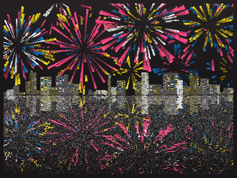 Fireworks #6 static token preview