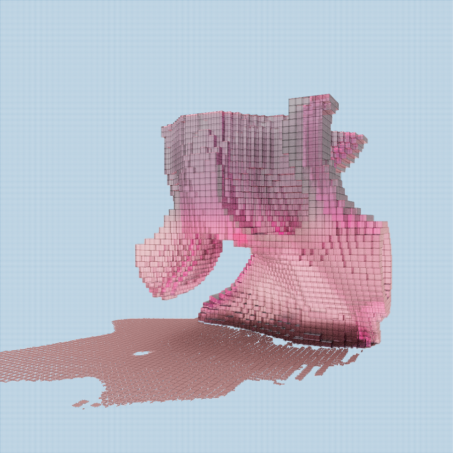 ‘Low-Res’ poems #14 static token preview