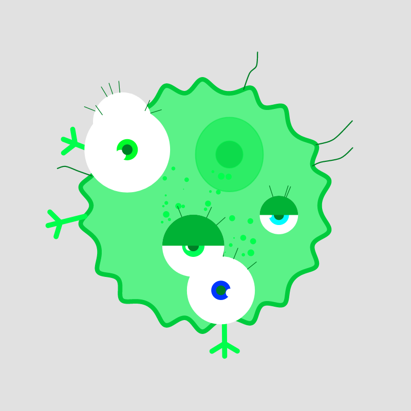 Virus generative #21 static token preview