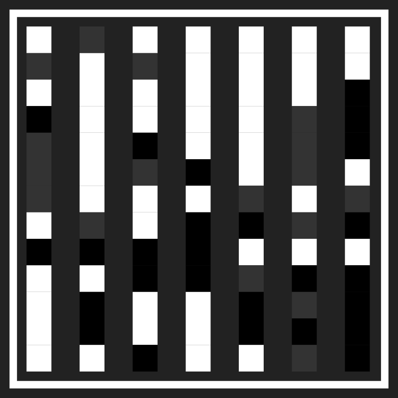 pillars of randomness #6 static token preview