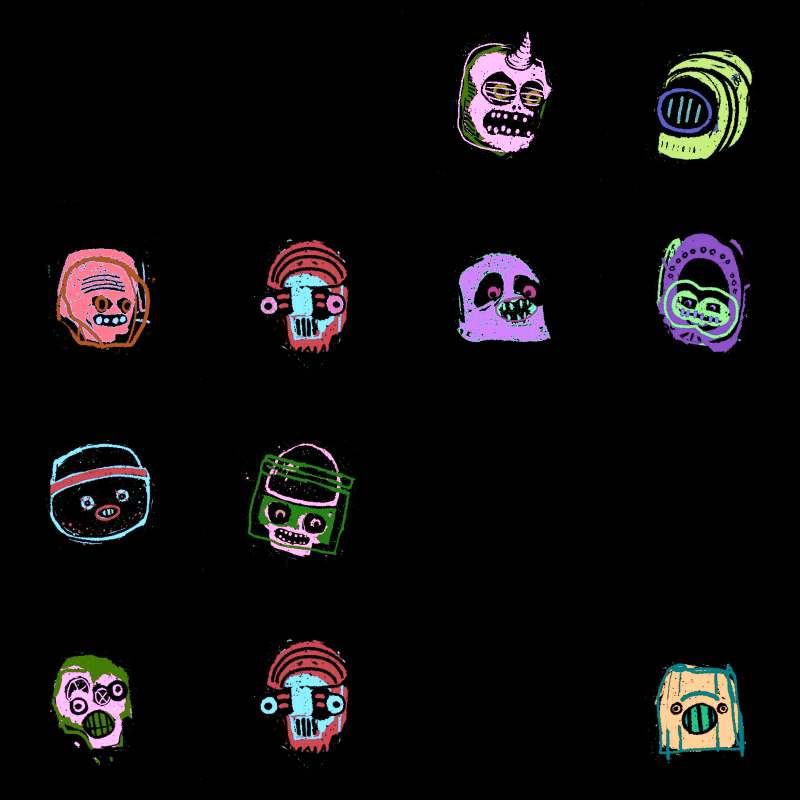 Warhol's Rabble #13 static token preview