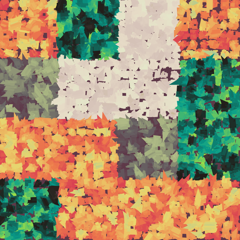 Watercolor Grid #9 static token preview