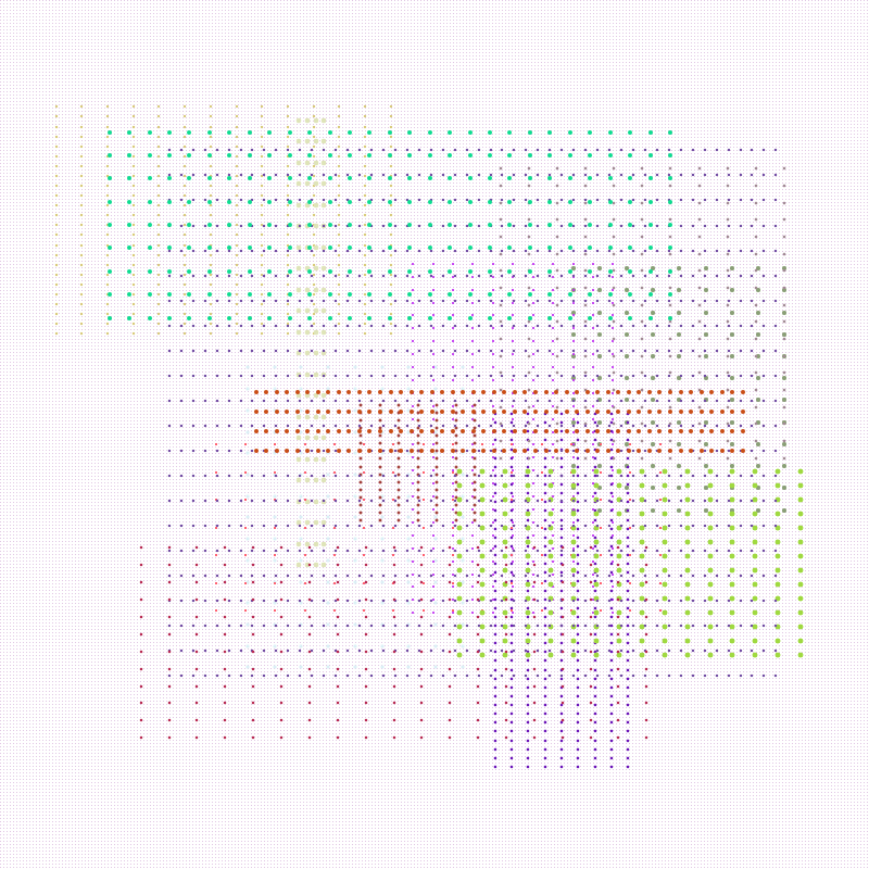 pointillist patchwork #6 static token preview