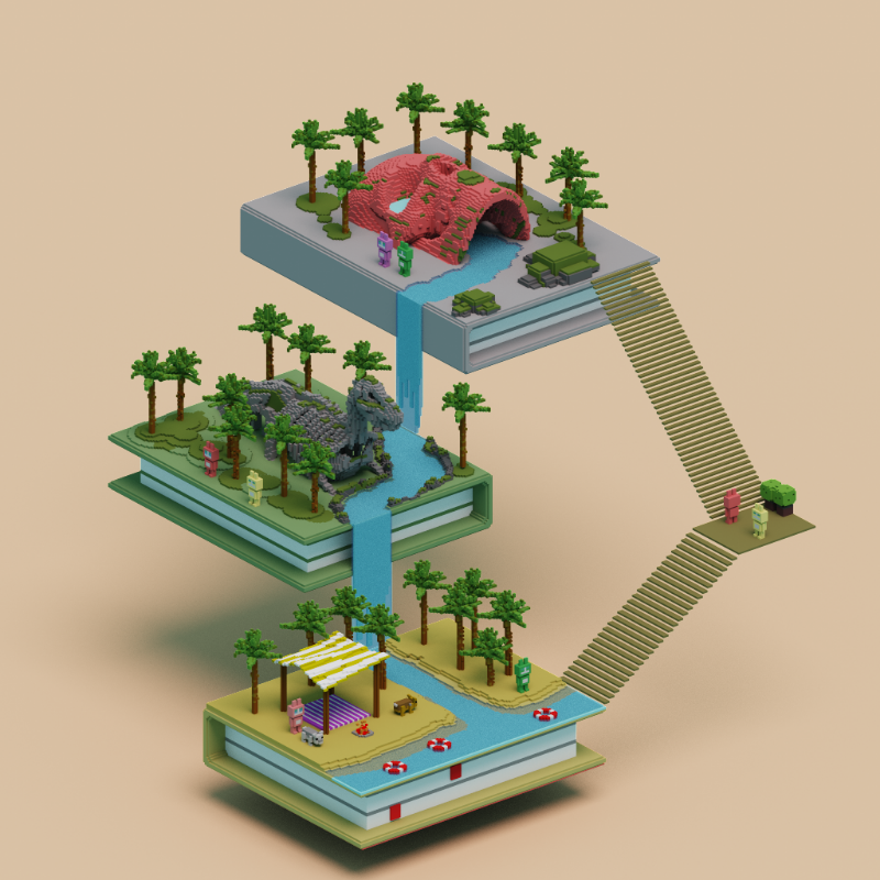 Books and islands #6 static token preview