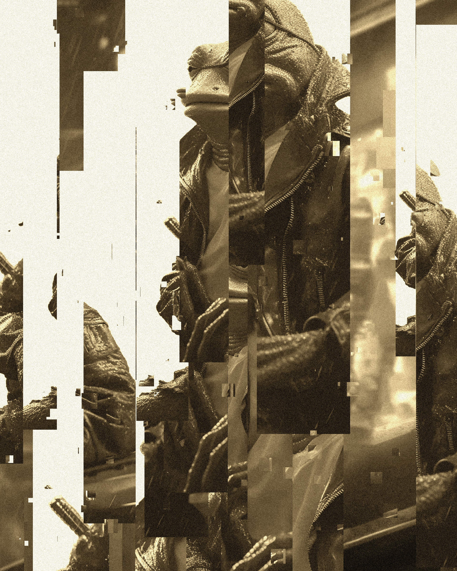 Cyber Pepe Collage #7 static token preview