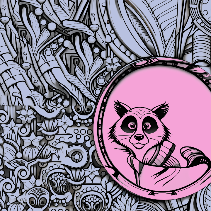 Playful weasel #18 static token preview