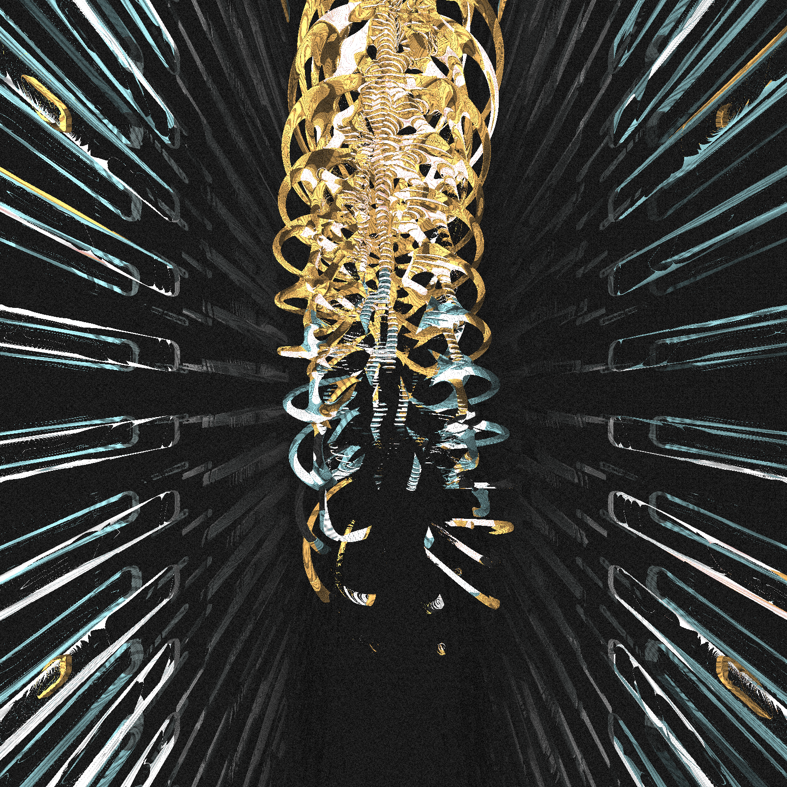 Several pairs of narrow, curved strips #22 static token preview