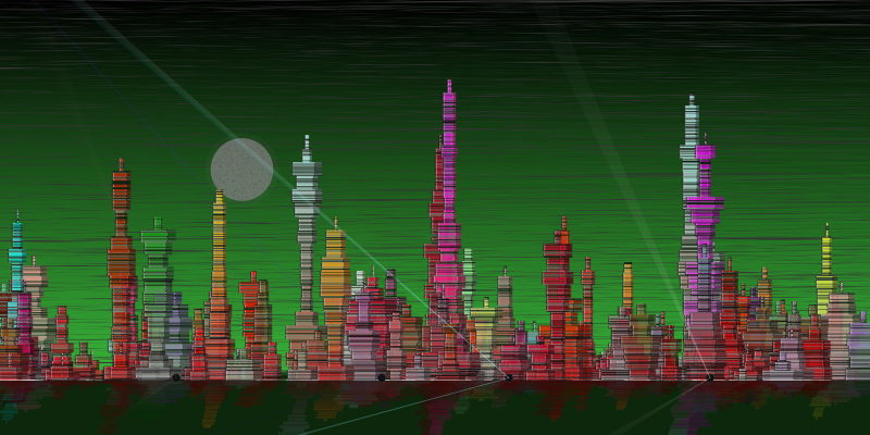Fictional Cityscapes #23 static token preview
