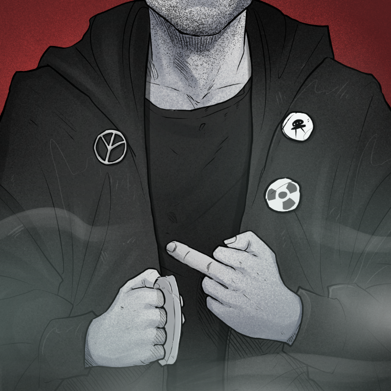 PUNX NOT DEAD #7 static token preview