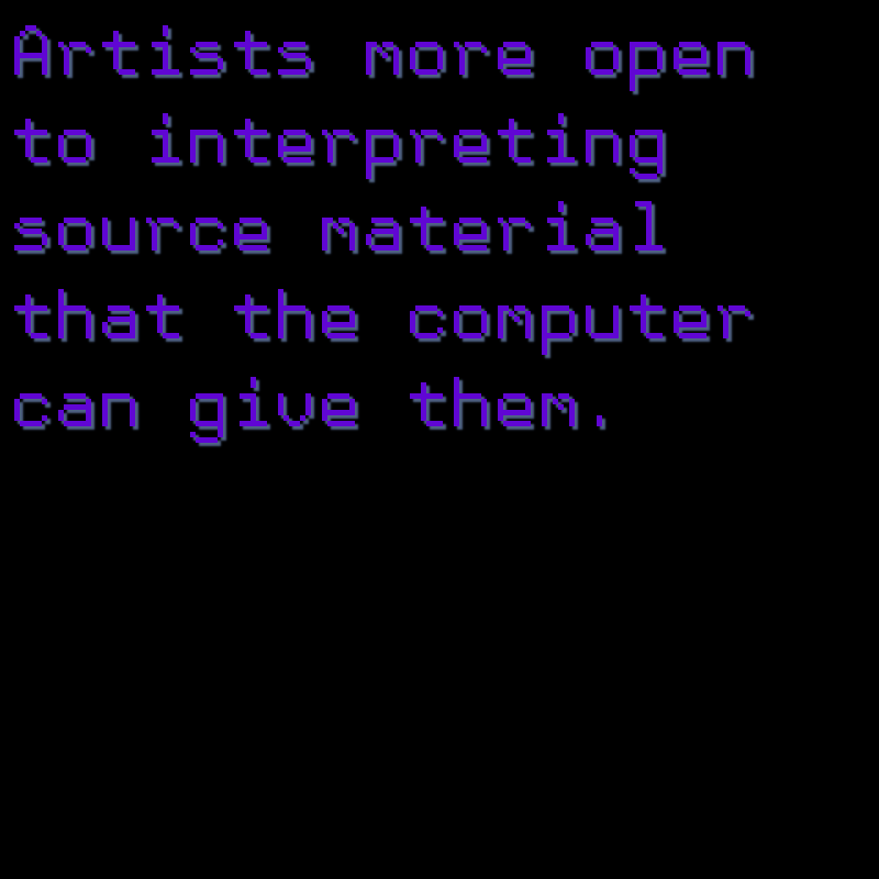 AI Sentences on Digital Art #7 static token preview