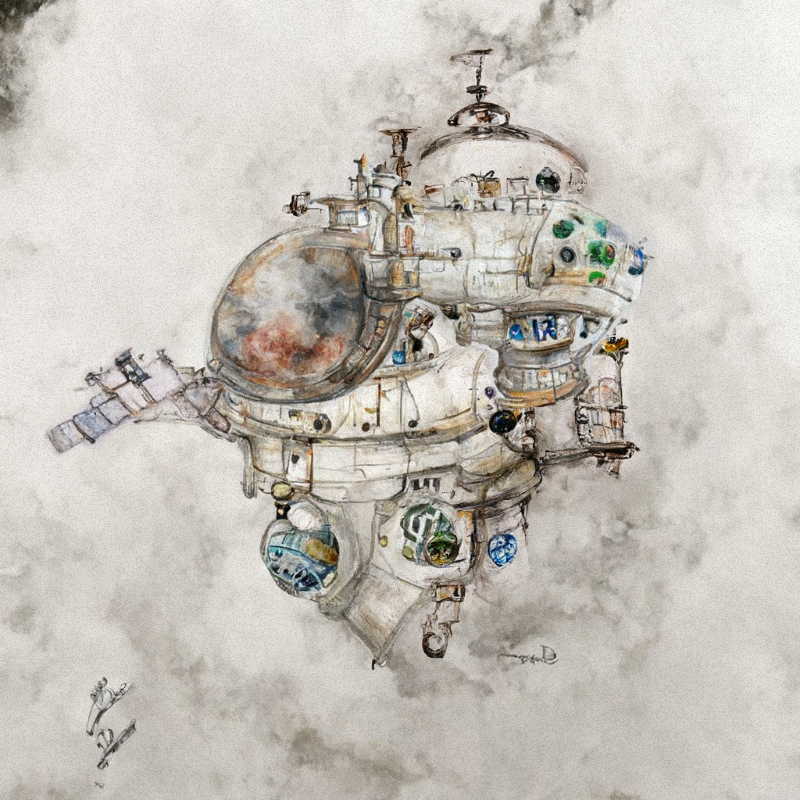Utopian Space Castles #16 static token preview