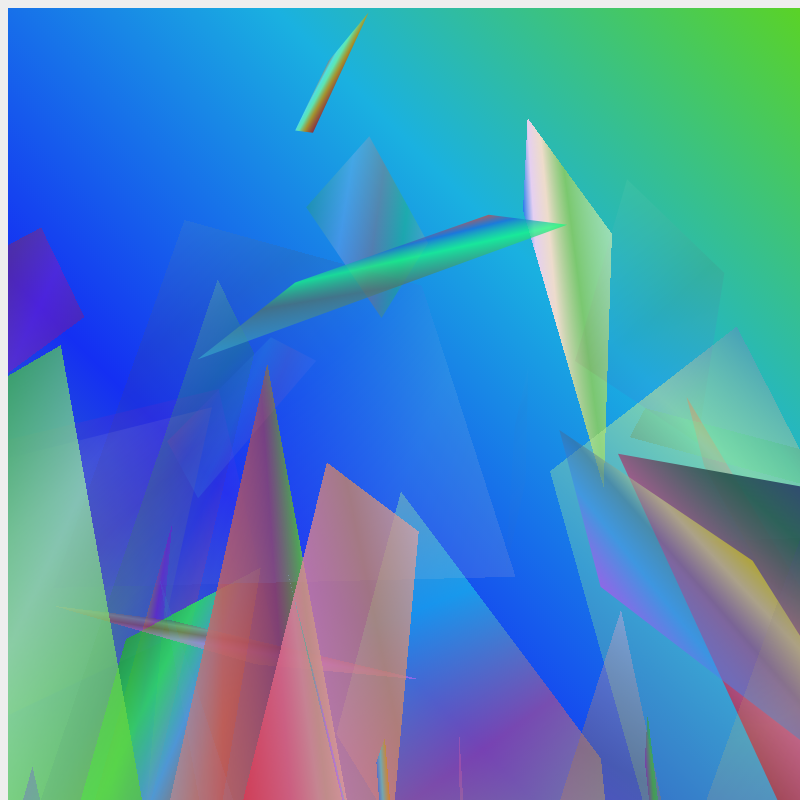 random divs with gradient and perspective #3 static token preview