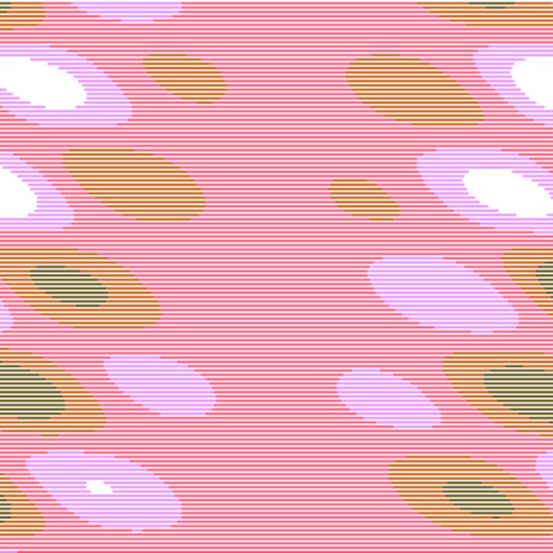 Bubbly 70's TV #9 static token preview