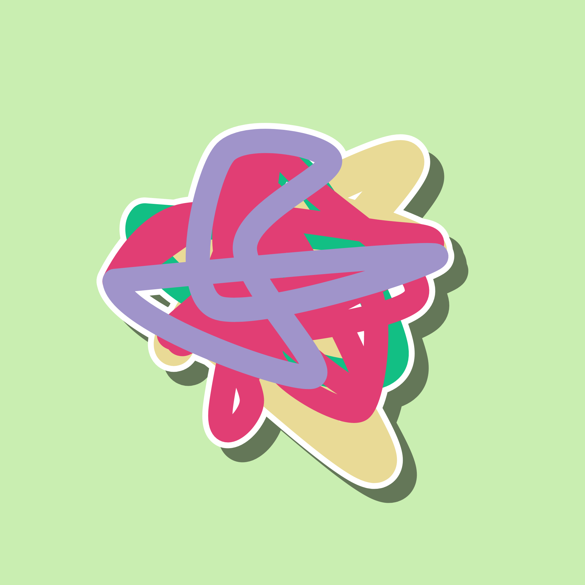 Generative Gestural Abstraction 1 #2 static token preview