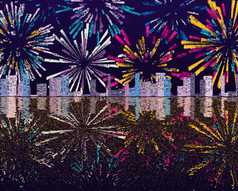 Fireworks #17 static token preview