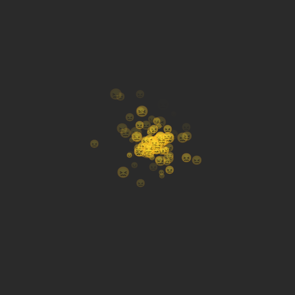 Emojies particle system #1 static token preview