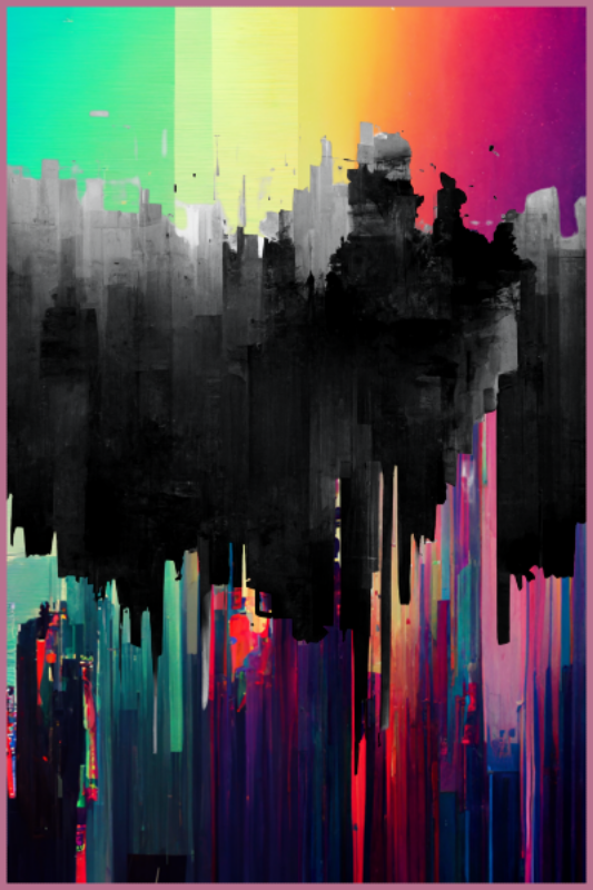 Glitched #23 static token preview