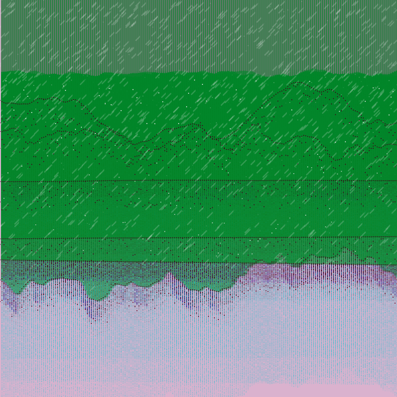 Glitched Mountains GT #11 static token preview