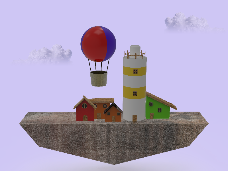 Coastal village #4 static token preview