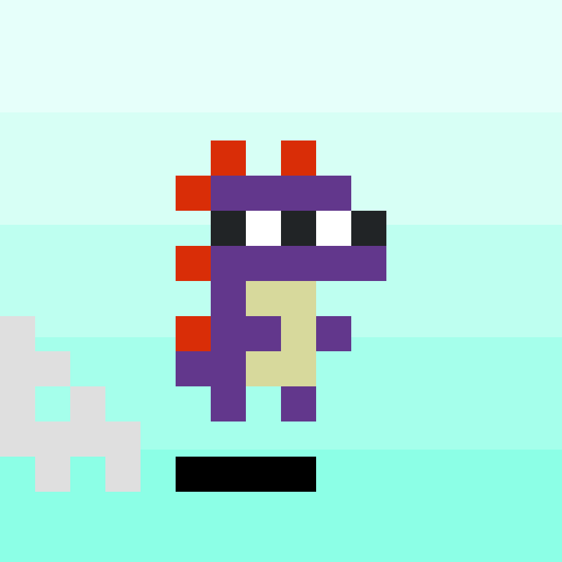 Coded Tiny Dinos #495 static token preview