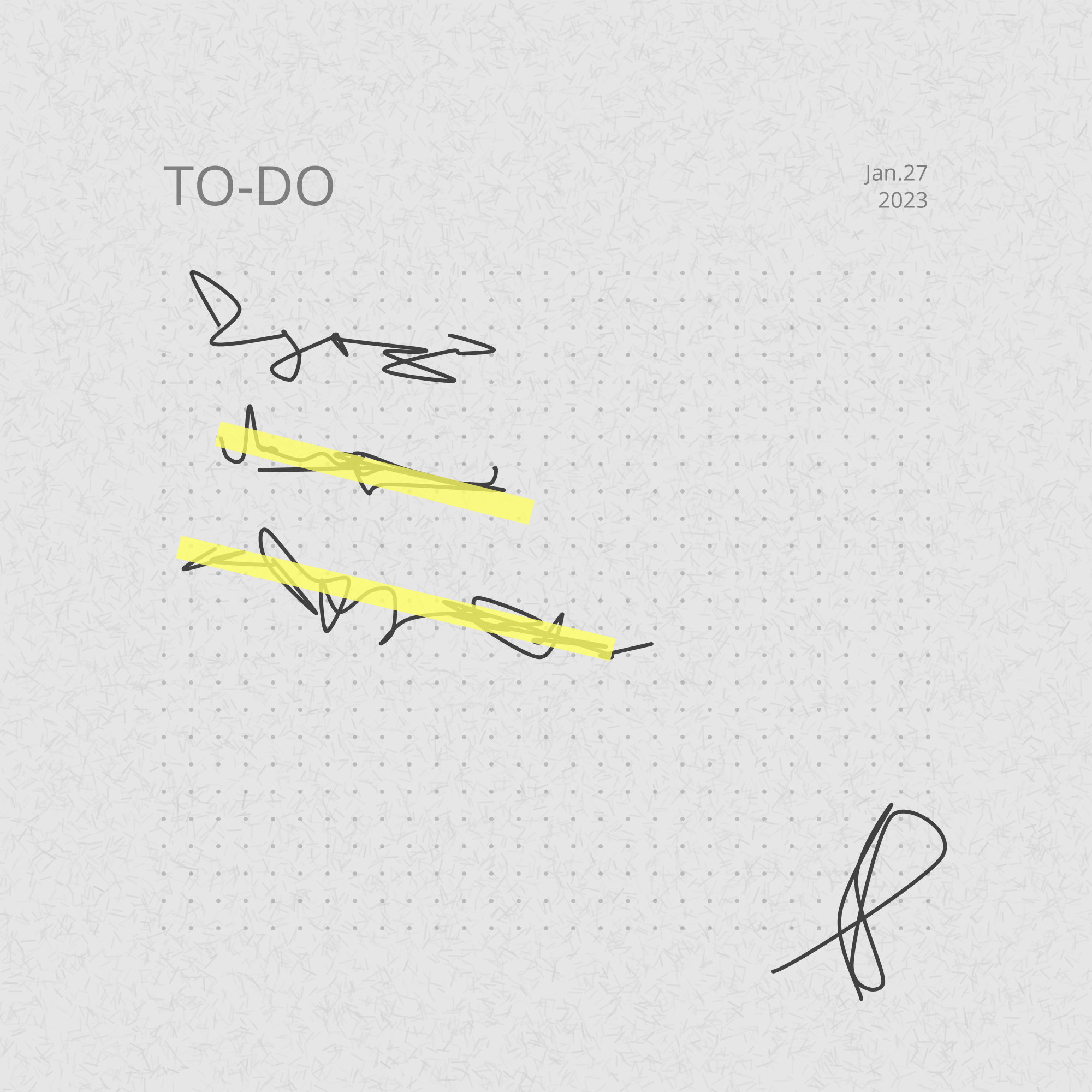 To-do for Genuary32nd #24 static token preview