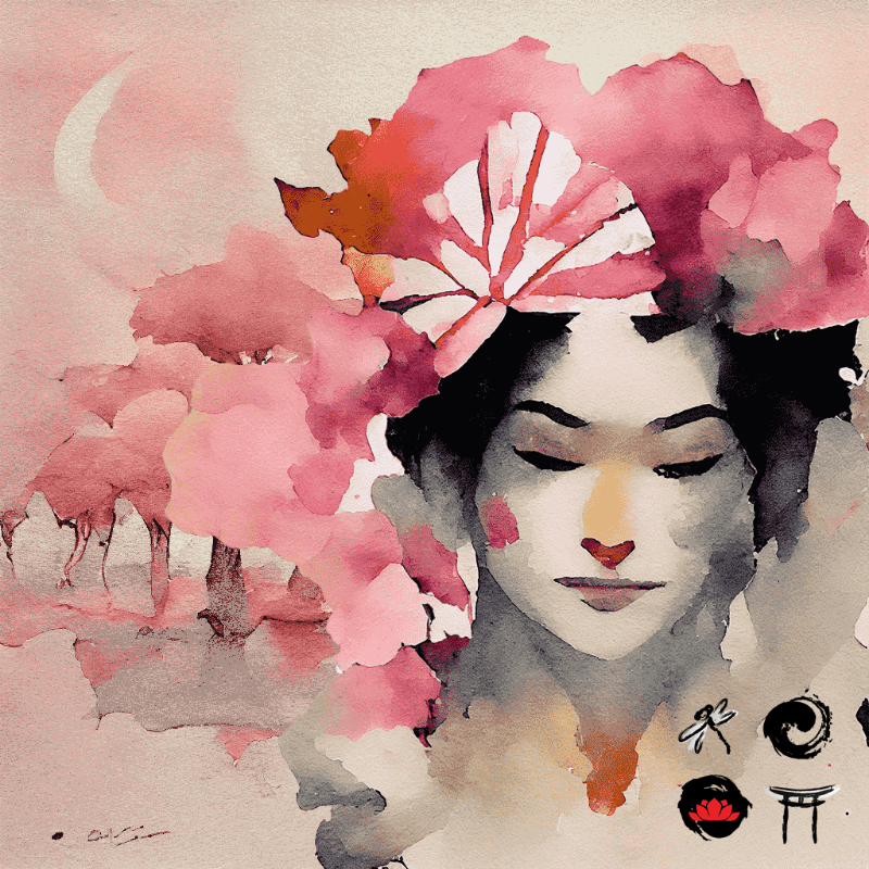 Pink Geisha #19 static token preview