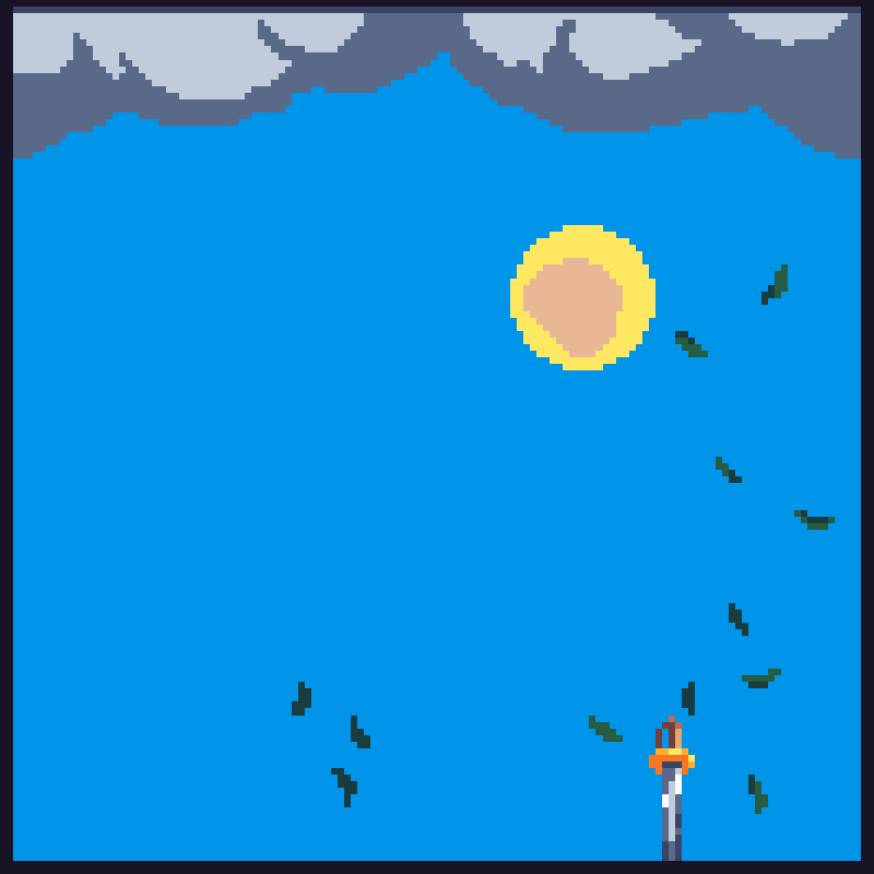 Windy Day Under Tree #16 static token preview