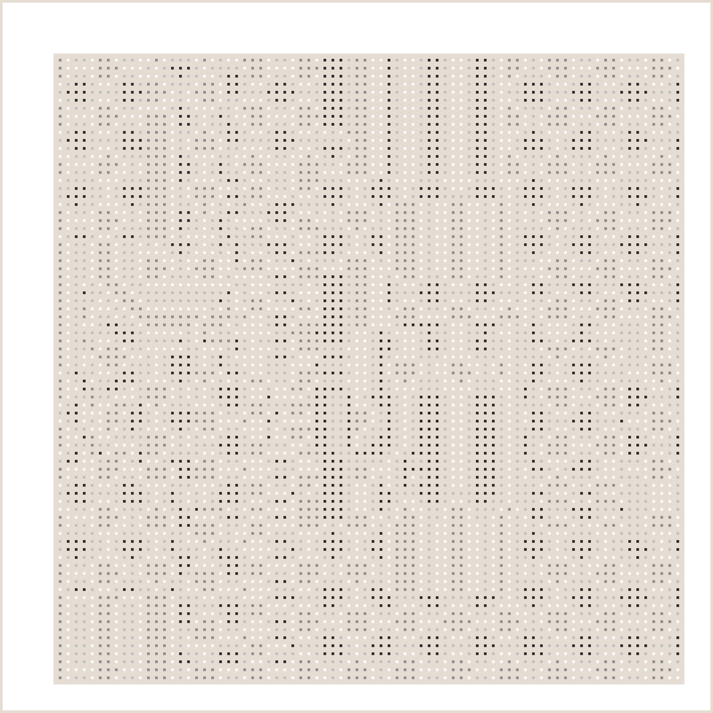 Beige Orbital Pixels #4 static token preview