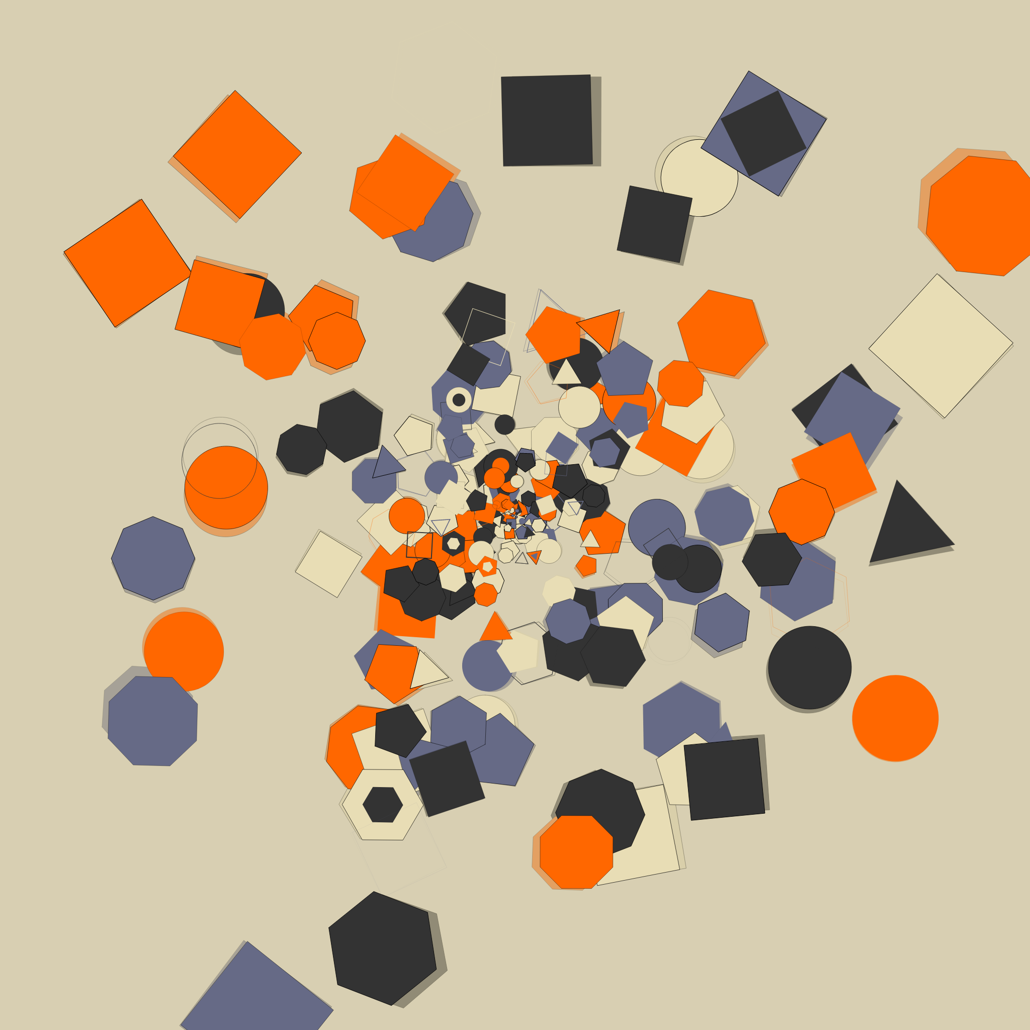 Chaotic Colored Shapes #2 static token preview