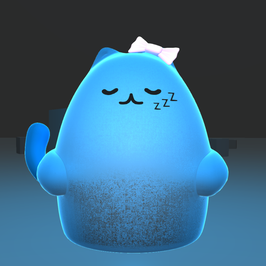 Glow Kitties #35 static token preview