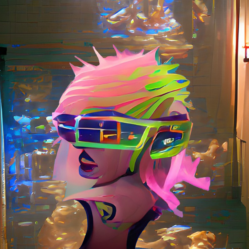 Female hack squad #16 static token preview