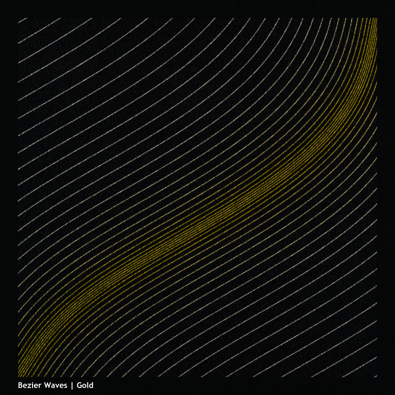 Bezier Waves #22 static token preview