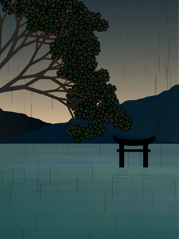 Foggy morning in a village near Tokyo #15 static token preview