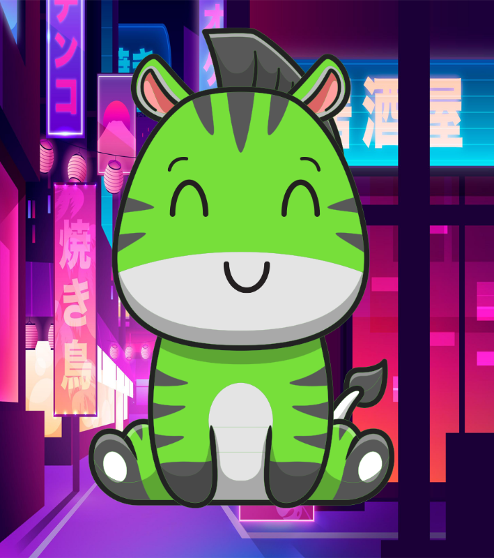 Baby Zebra Gang #23 static token preview