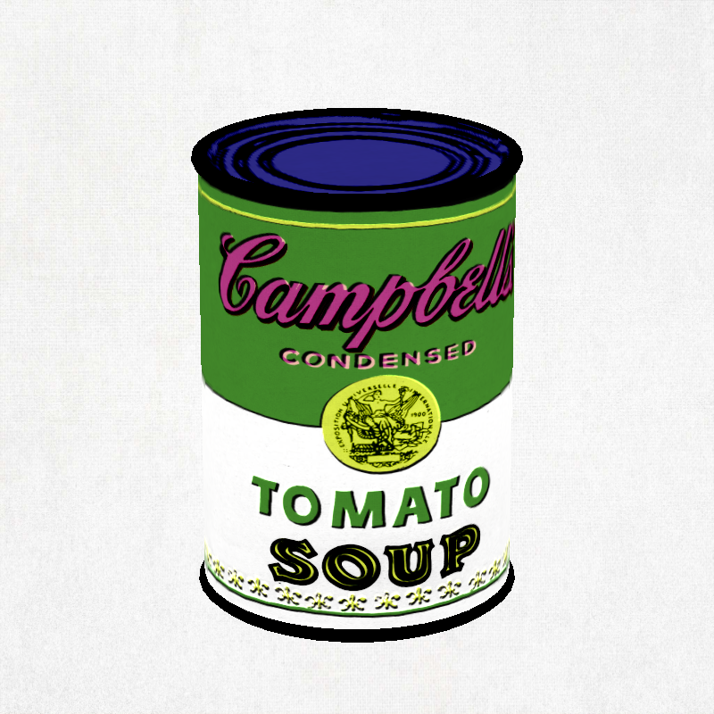500 and 32 Campbell's Soup Cans #1 static token preview