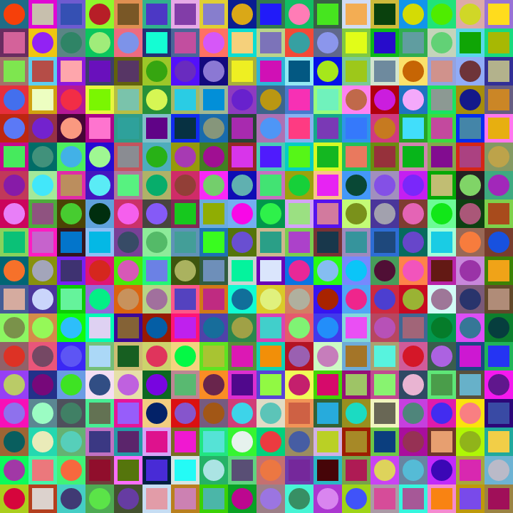 Square Dot Composition #5 static token preview