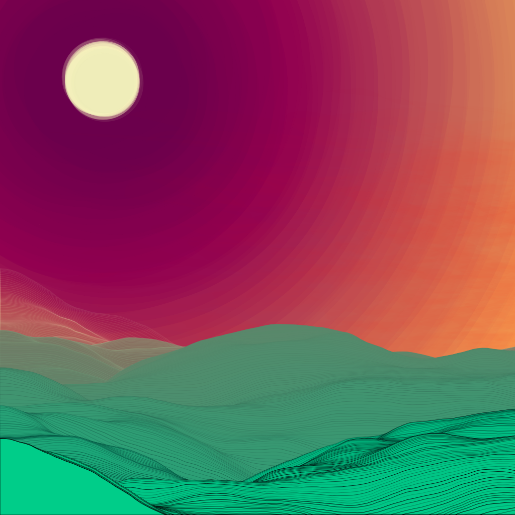 Valley at Dawn #7 static token preview