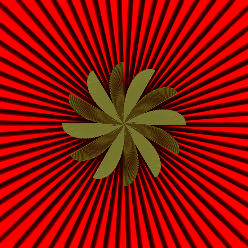 Gaudy Flowers #20 static token preview