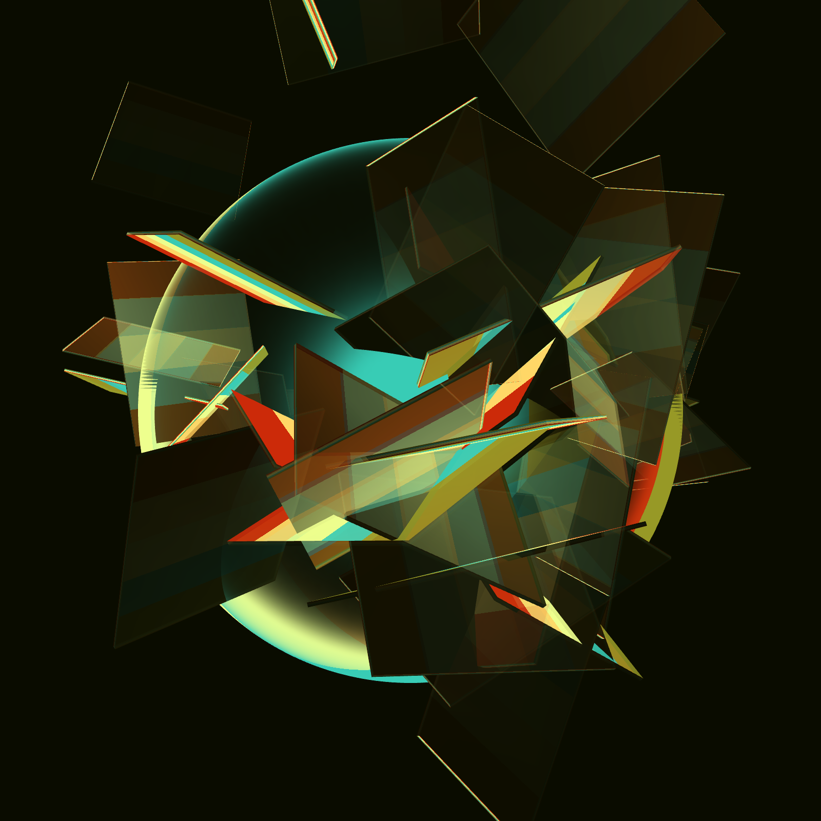 Composition with Sphere #3 static token preview