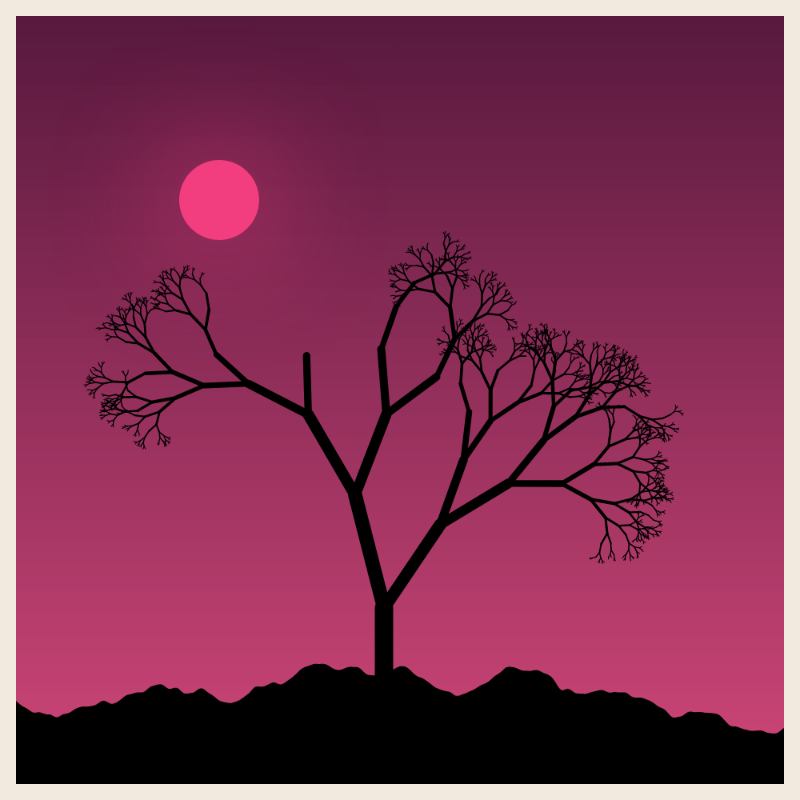 Sunset on cliff #2 static token preview
