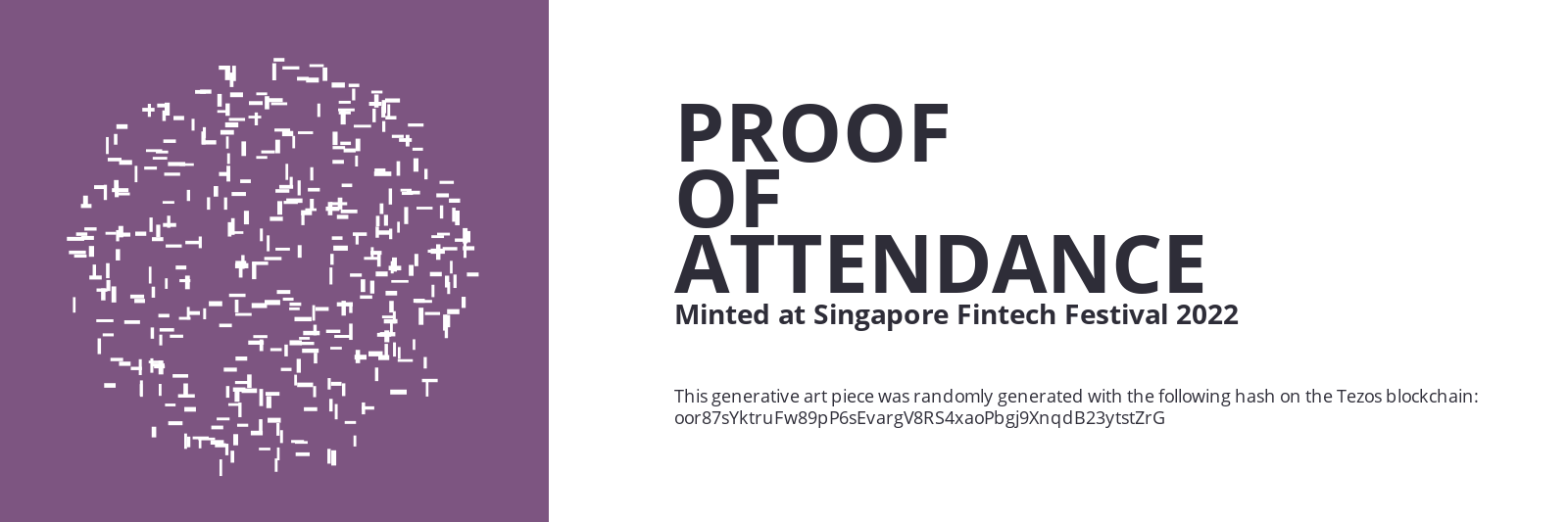 SFF2022 Proof of Attendance Token #472 static token preview