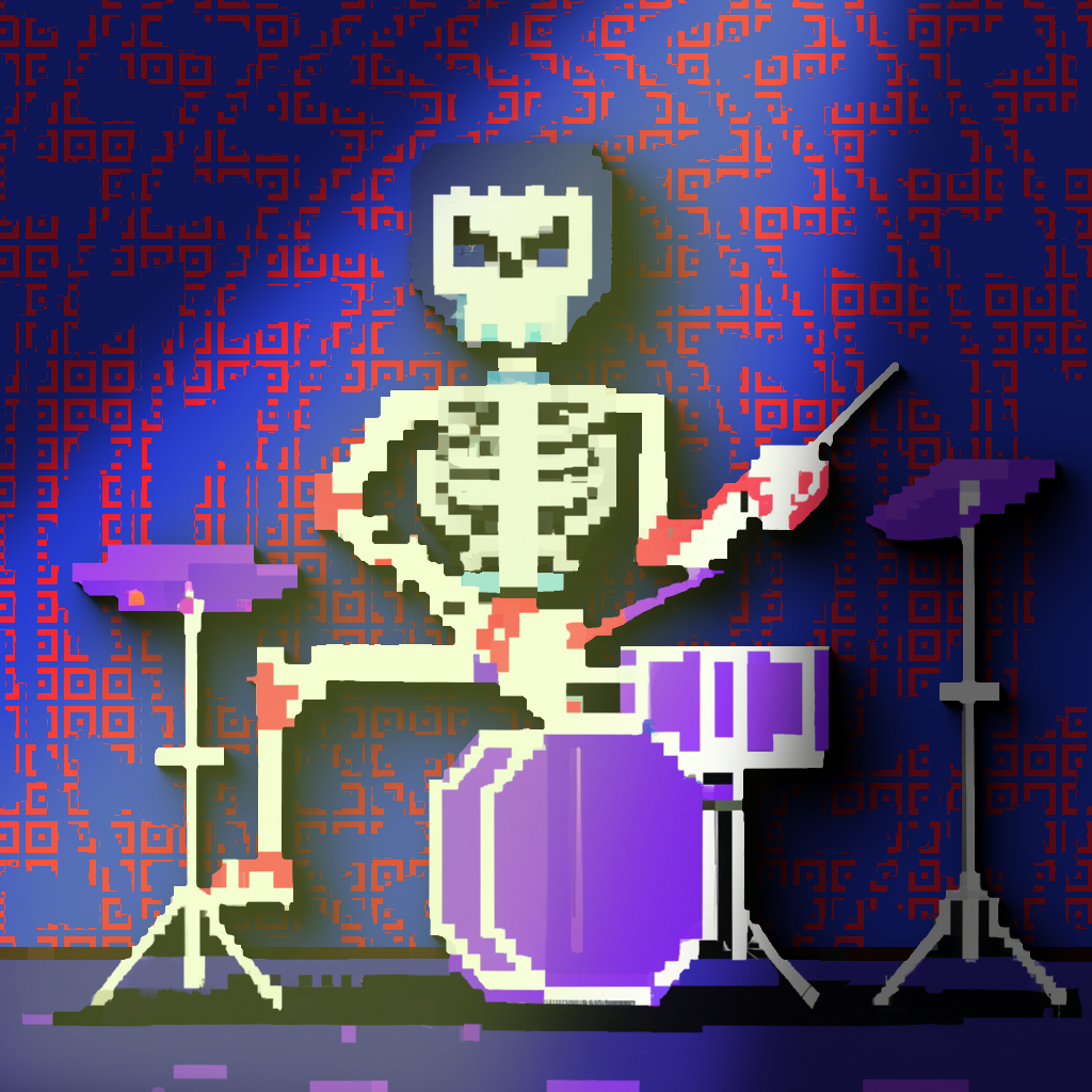 The Rolling Bones - Damned Drummers #11 static token preview
