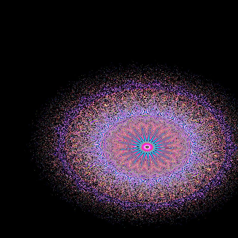 Flowerverse.xyz - (re)generative project #7 static token preview