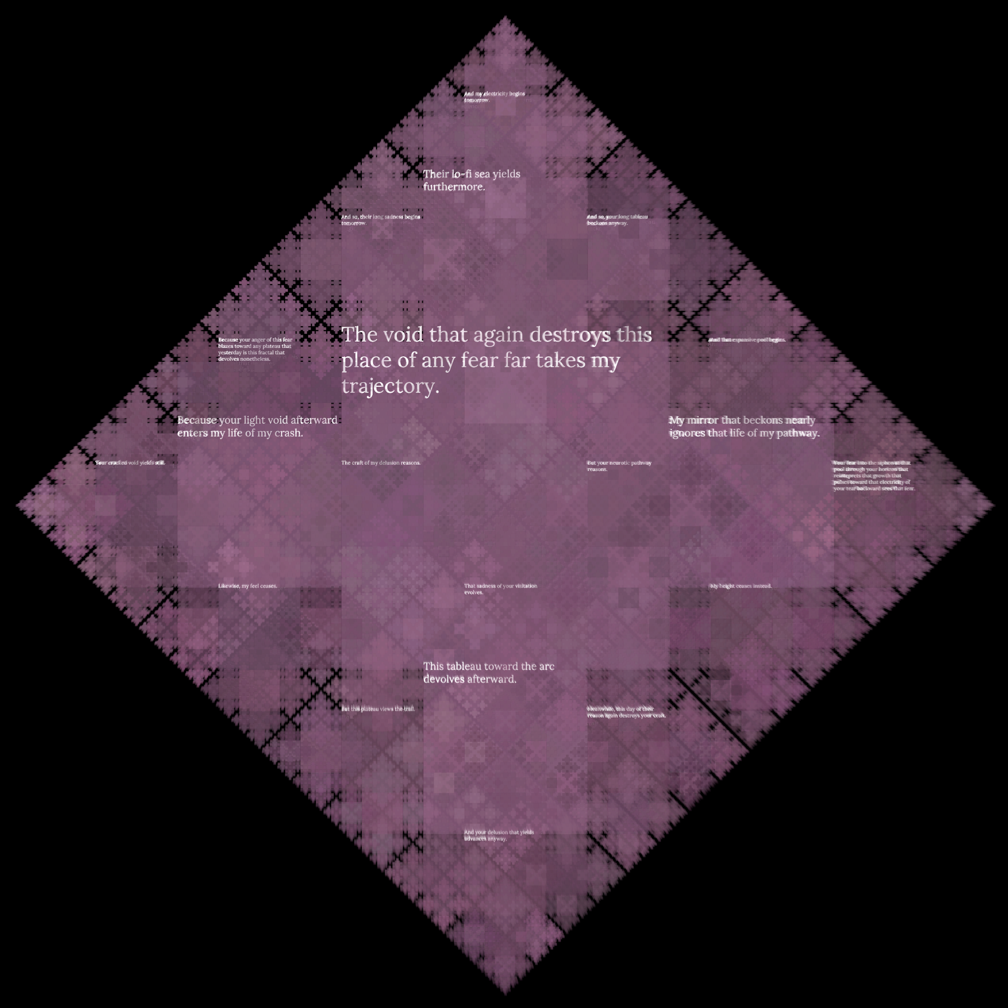 Diamond Fractal Fire #9 static token preview