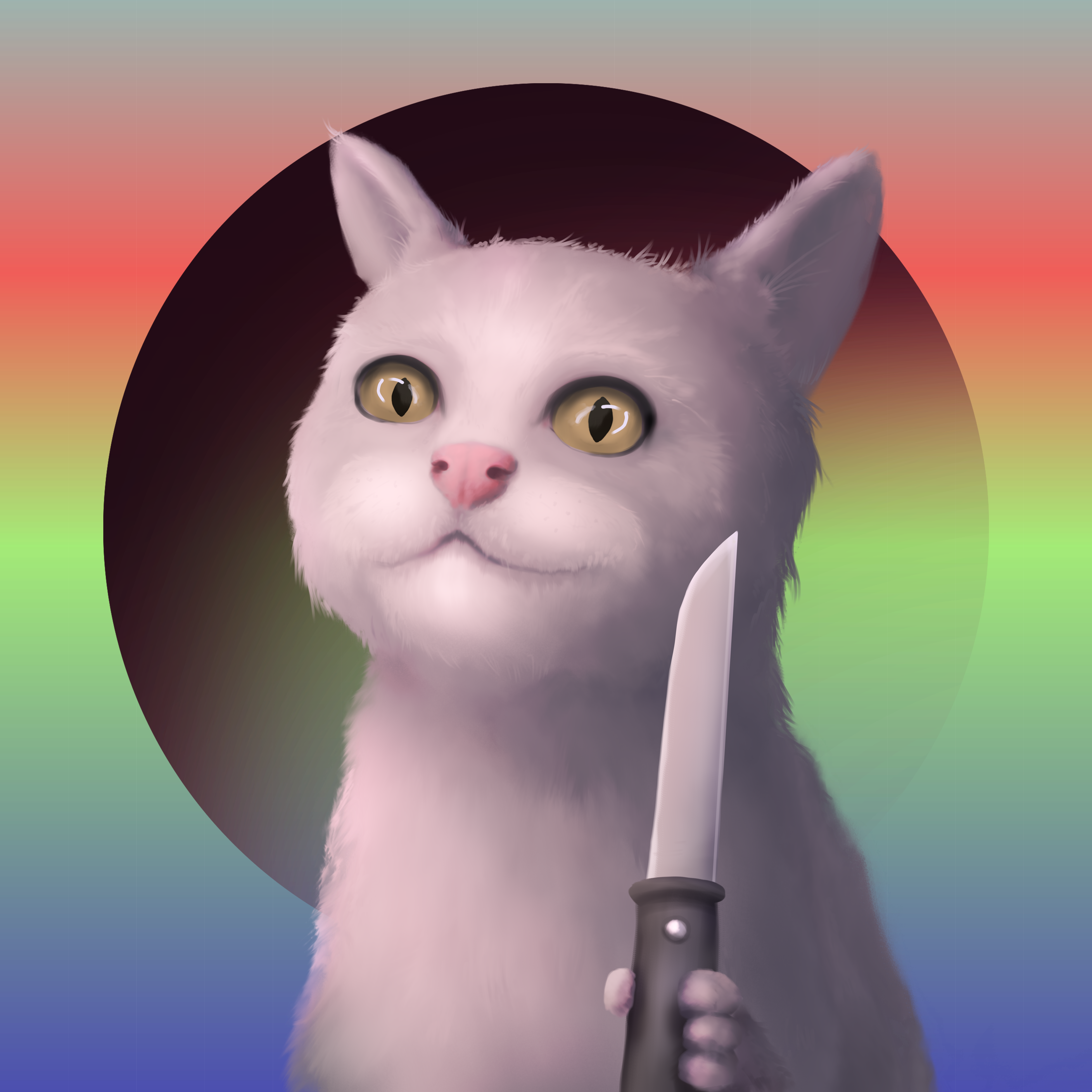 Crazy cat #21 static token preview